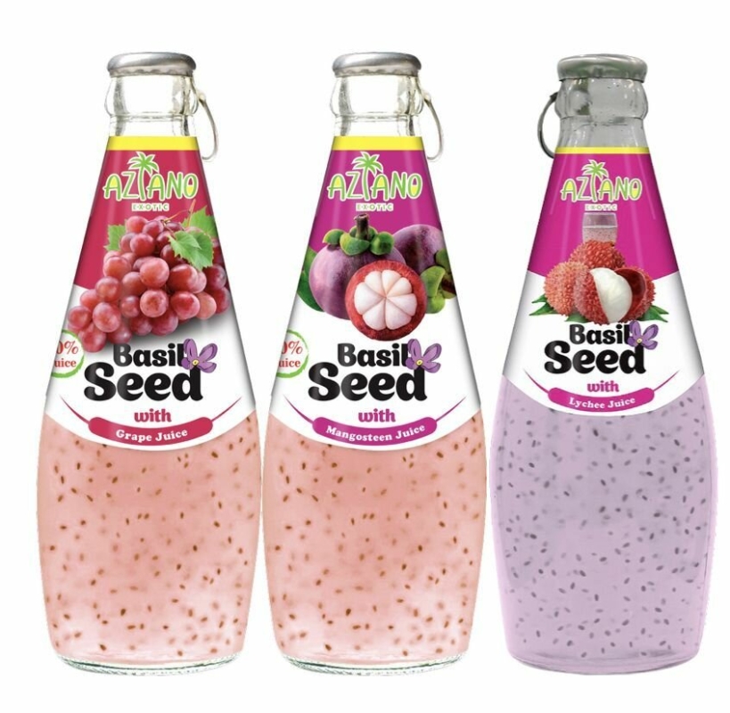 Нектар AZIANO Нектар AZIANO "Basil Seed" виноград с семенами базилика 290 мл