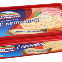 Сыр HOCHLAND плавленый с ветчиной 200 г 55%