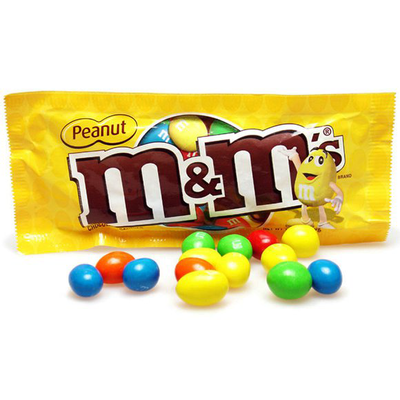 Драже M&MS шоколадное с арахисом 45 г
