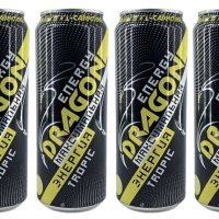 Напиток энергетический ENERGY DRAGON "Tropic" желтый 0,45л ж/б