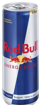 Напиток энергетический RED BULL 0.25 л Напиток энергетический RED BULL 0.25 л