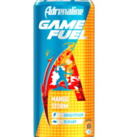 Напиток энергетический ADRENALINE "Game Fuel"   игровая энергия  со вкусом манго 449 мл