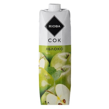 Сок Rioba яблоко 1л