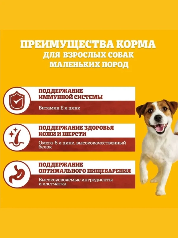 PEDIGREE с говядиной для собак мелких пород 600 г PEDIGREE с говядиной для собак мелких пород 600 г