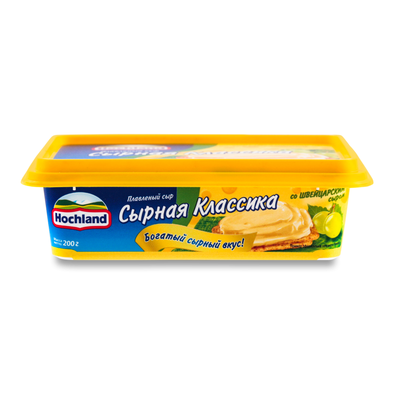 Сыр HOCHLAND Швейцарский (сырная классика) 200 г 50%