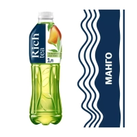 Холодный чай RICH зелёный  со вкусом манго 1 л
