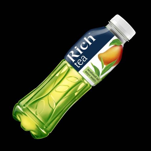 Холодный чай RICH зелёный со вкусом манго 0.5 л Холодный чай RICH зелёный со вкусом манго 0.5 л