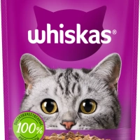 WHISKAS желе с говядиной и кроликом 85 г