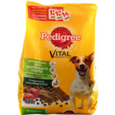 PEDIGREE с говядиной для собак мелких пород 600 г PEDIGREE с говядиной для собак мелких пород 600 г