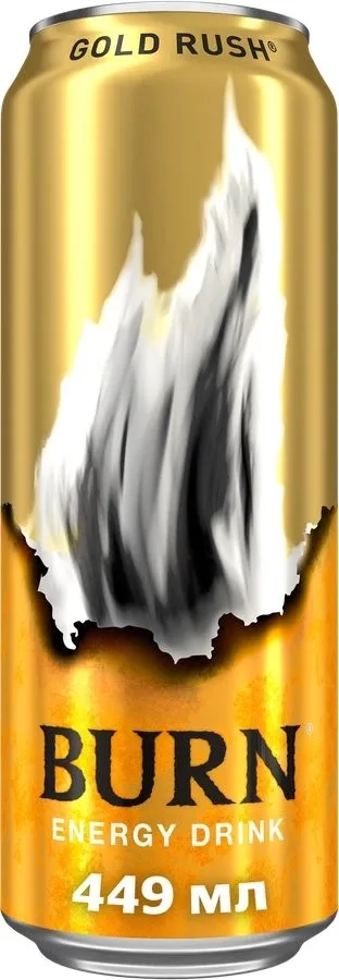 Напиток энергетический BURN Gold Rush 0.449 л