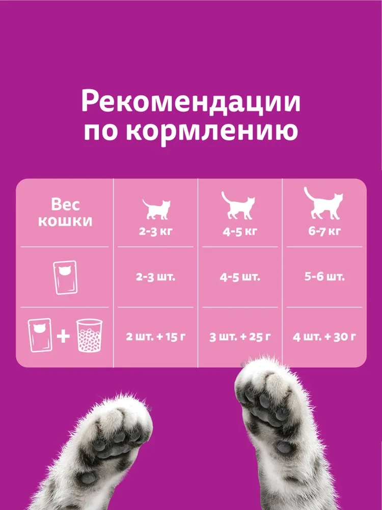 WHISKAS рагу с курицей для кошек старше 7 лет 85 г