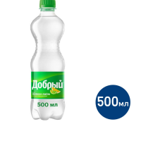 Напиток ДОБРЫЙ со вкусом лимон-лайм газированный 500 мл
