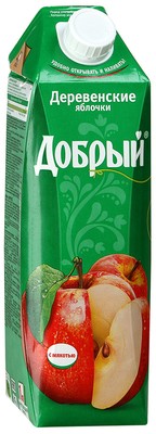 Нектар ДОБРЫЙ "Деревенские яблочки" 1 л