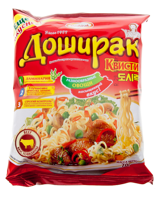 Лапша ДОШИРАК "Квисти" со вкусом говядины 70 г
