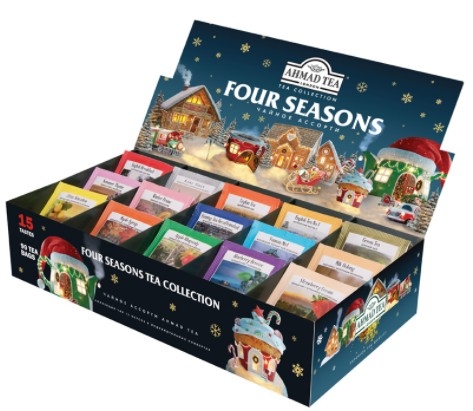 Чайный набор AHMAD TEA "Чайное Ассорти" 15 вкусов 90 пакетиков