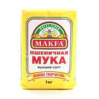 Мука МАКФА пшеничная высший сорт 1 кг
