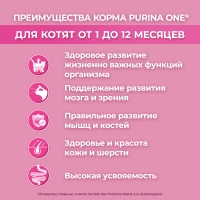PURINA One курица и злаки для котят от 1 до 12 месяцев 200 г