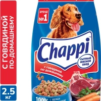 CHAPPI "Сытный мясной обед" по-домашнему с говядиной 2.5 кг