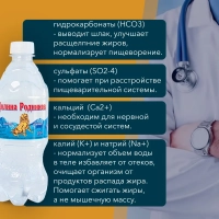 Долина родников вода питьевая газированная  0,5л