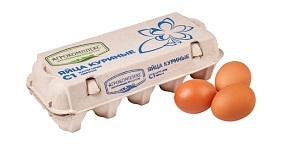 Яйцо куриное АГРОКОМПЛЕКС С-0 10 шт (коробка)