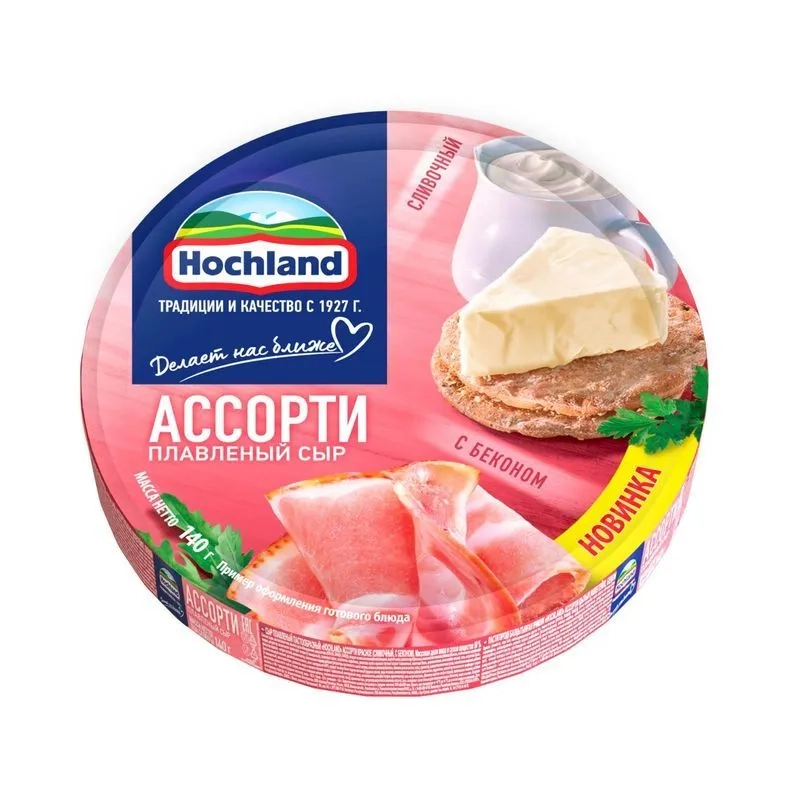 Сыр HOCHLAND "Ассорти красное" плавленый 140 г 50 %