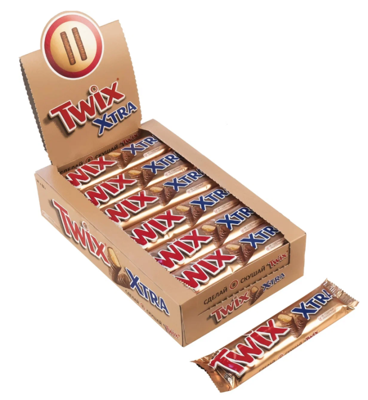 Батончик TWIX Батончик TWIX "Xtra" 82 г