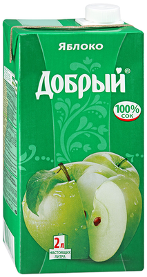 Сок ДОБРЫЙ яблоко 2 л