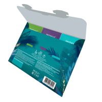 Чайное Ассорти Herbarus, Открытка с пожеланиями коллекция, 7 пакетиков в конвертах