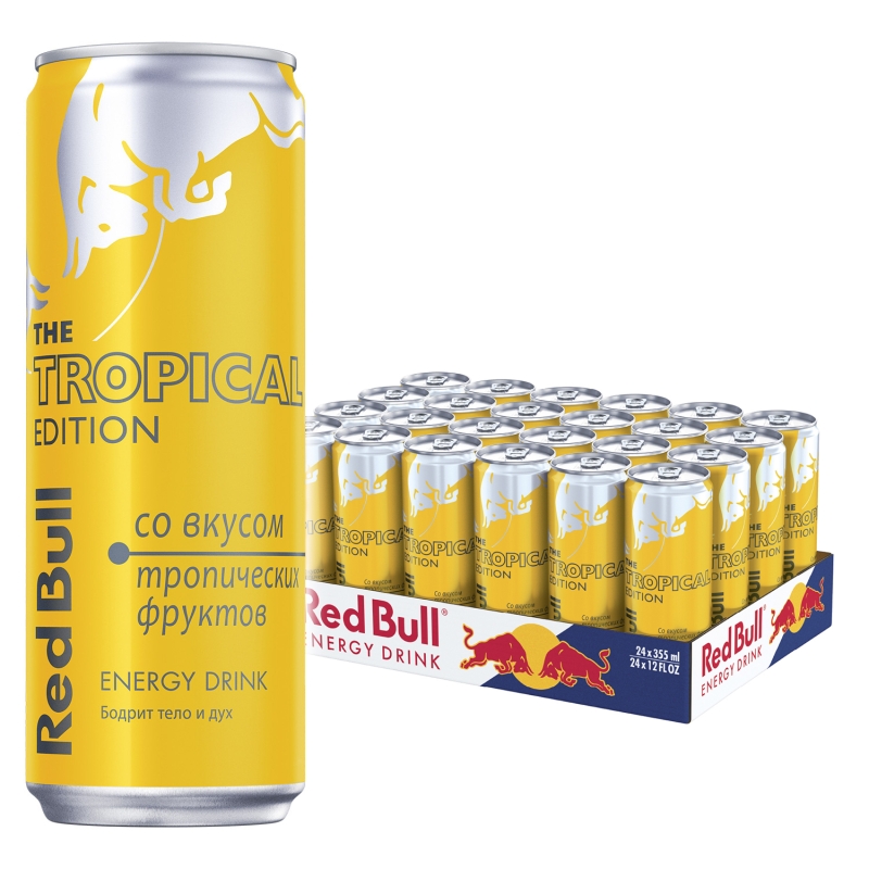 Напиток энергетический RED BULL Tropical edition 0.25 л Напиток энергетический RED BULL Tropical edition 0.25 л