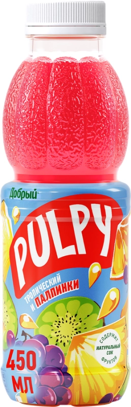 Напиток сокосодержащий ДОБРЫЙ Pulpy тропик 0.45 л