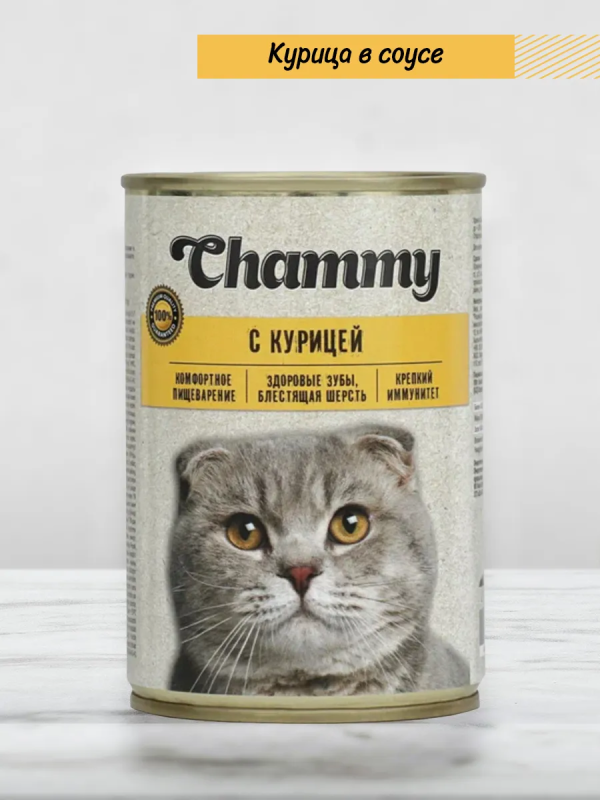 CHAMMY с курицей в соусе 415 г CHAMMY с курицей в соусе 415 г