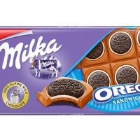 Шоколад MILKA "Oreo Sandwich" 92 г