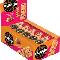 Батончик "Nut&Go" с арахисом и клюквой 42 г